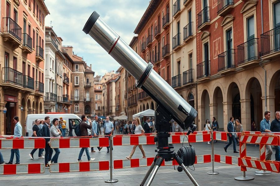 El Telescopio Nómada de Soria: Una Odisea Celestial entre Procesiones, Pop y Edificios Lunares